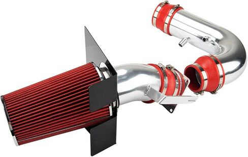 مجموعة مدخل الهواء البارد PHILTOP لـ F150/F250 1997-2003 5.4L، Expedition 1997-2004 4.6L، F150 Heritage 2004 4.6L، Navigator 1998-1999 5.4L (أحمر) in Kuwait