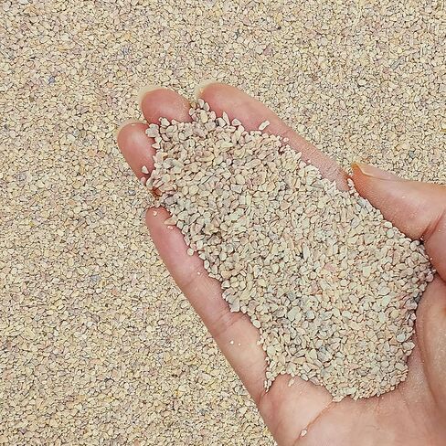 FANTIAN 10 lbs Fish Tank Substrate Peach Color Gravel, 0.8-2mm Aquarium Coarse Sand. Decorative Aquarium Gravel for Freshwater Fish Tank, Plants Potted, Fire Pits, Candle, Vase Filler and Crafts in Saudi Arabia