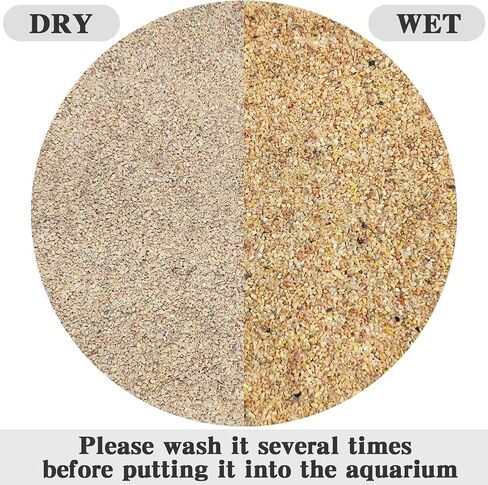 FANTIAN 10 lbs Fish Tank Substrate Peach Color Gravel, 0.8-2mm Aquarium Coarse Sand. Decorative Aquarium Gravel for Freshwater Fish Tank, Plants Potted, Fire Pits, Candle, Vase Filler and Crafts in Saudi Arabia