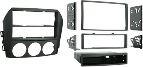 مجموعة تركيب Metra 99-7506 Single DIN/Double DIN لمركبات Mazda Miata MX-5 2006-2008 (أسود) in Saudi Arabia