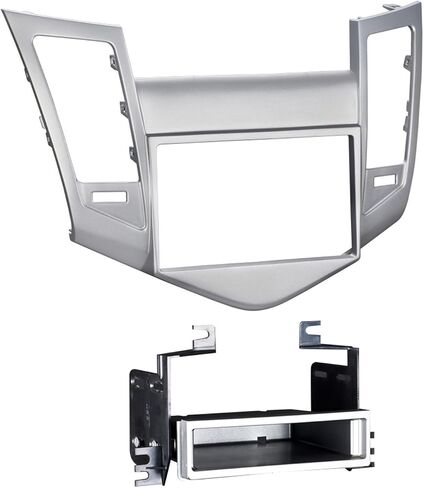 Metra 99-3011S Single/Double DIN Dash Installation Kit for 2011-2015 Chevy Cruz Vehicles,Silver in Saudi Arabia