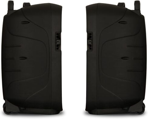 صوت صوتي من جولد وود مزود ببطارية وشاشة LED بلوتوث مقاس 12 بوصة وميكروفون لاسلكي (PRTY122، أسود) in Kuwait