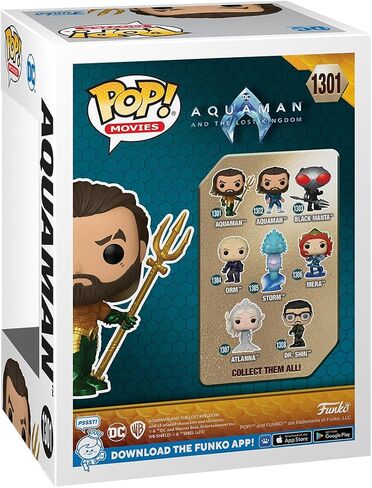 Funko POP! Movies: DC - Aquaman and The Lost Kingdom Aquaman - Aquaman - Diamond Glitter - Collectable Vinyl Figure - Gift Idea - Official Merchandise - for Kids & Adults in Saudi Arabia
