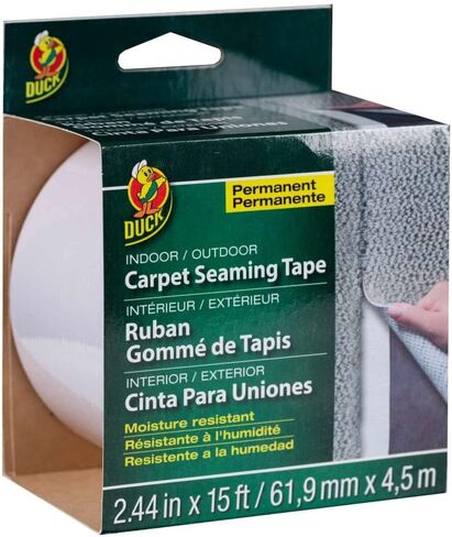 Duck Brand Self-Adhesive Fiberglass Carpet Seaming Tape, 2.44-Inch by 15-Feet, Single Roll (286519) in Saudi Arabia