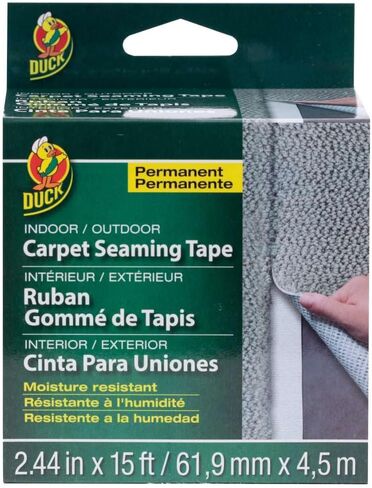 Duck Brand Self-Adhesive Fiberglass Carpet Seaming Tape, 2.44-Inch by 15-Feet, Single Roll (286519) in Saudi Arabia