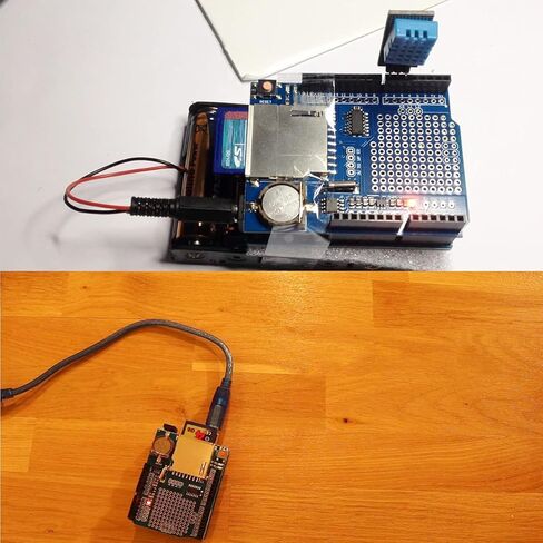 DKARDU Data Logger Module Data Recorder DS1307 Logging Shield Data Logger Board,with SD Card Reader,for Arduino UNO SD Card in Kuwait