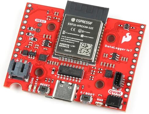 SparkFun DataLogger IoT، وحدة ESP32-WROOM-32E، مقياس وقود LiPo MAX17048، الأبعاد: 1.66 بوصة. × 2.00 بوصة. in Saudi Arabia