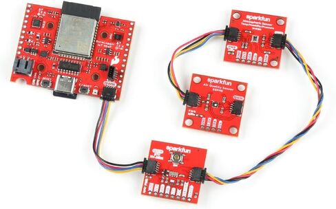 SparkFun DataLogger IoT، وحدة ESP32-WROOM-32E، مقياس وقود LiPo MAX17048، الأبعاد: 1.66 بوصة. × 2.00 بوصة. in Saudi Arabia
