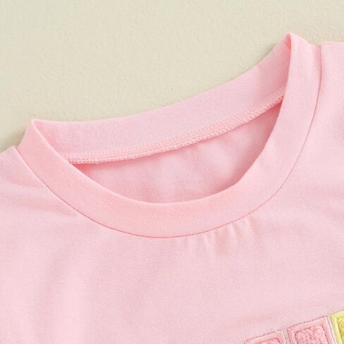 Toddler Baby Girl 2nd 3rd 4th Birthday Outfit T-Shirt | Ice Cream Two Three Four Year Old Birthday Short Sleeve T-Shirt, Summer Clothes in Saudi Arabia