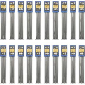 PATIKIL 480Pcs 0.9 mm Mechanical Pencil Lead, Medium Thickness Lead Refill Break Resistant Pencil Refills for Writing, Black in Saudi Arabia