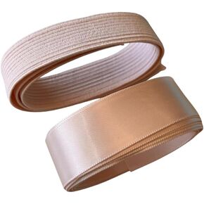 Pointe Shoe Ribbon & Elastic Set – Pre-Cut Satin Ribbons and 18" Elastic – Beyond The Barre USA in Saudi Arabia