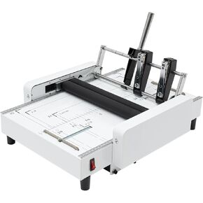 Paper Folding Machine, A3 Booklet Maker, Free Standing Paper Binding Machine with Silicone Folding Rollers for Schools and Offices, 110V 60W in Kuwait