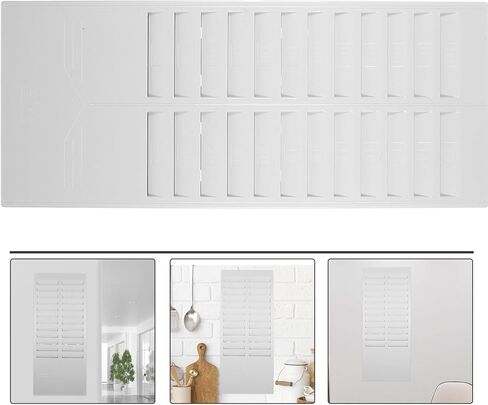 ARTIBETTER Flexible Cards Rack with Slots Attendance Cards Holder Wall Mount Organizer for Office Factory Classroom Home Storage and Classification Random Color in Saudi Arabia