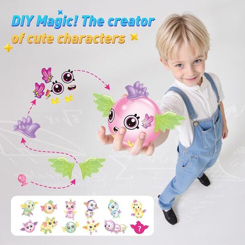 صاروخ فضائي بالون DIY مع مضخة، مجموعة بالونات ممتعة للأطفال من عمر 3 سنوات فما فوق، بالونات لاصقة مبتكرة، لعبة STEM، هدية مثالية لعيد الميلاد أو العطلات للأولاد والبنات in Kuwait