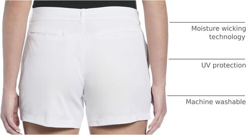 PGA TOUR Women's 4.5" Woven Golf Shorts (Size 0-18 Plus) in Kuwait