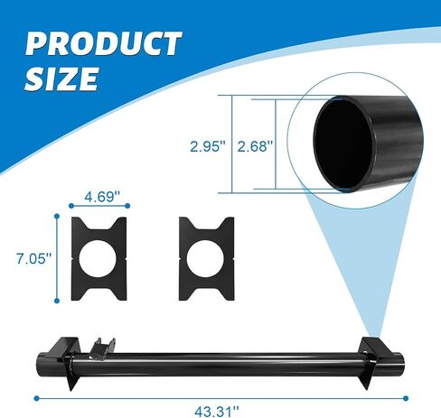 Front Fuel Tank Support Crossmember Compatible with 1999-2007 Chevy Silverado 1500 & GMC Sierra 1500 2500 in Kuwait