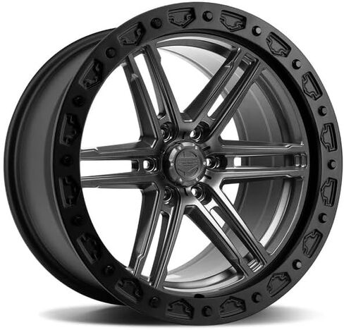 مجموعة عجلات شاحنة Vorsteiner Offroad VR-602BL 17x9 التنغستن الجرافيت تناسب Ford F-150/F-150 Raptor/Bronco Raptor 2010+ (تتضمن 5 عجلات) in Saudi Arabia