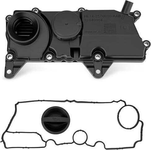 32140004 PCV صمام زيت مصيدة غطاء صمام المحرك مع حشية متوافقة مع فولفو 2014-2025 XC60 XC40 XC90 S60 V60 S90 V90 XC70 S80 2.0L L4، استبدال # 31316184، 32242753، 31430923، 31670210 in Kuwait
