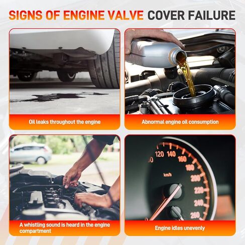 32140004 PCV صمام زيت مصيدة غطاء صمام المحرك مع حشية متوافقة مع فولفو 2014-2025 XC60 XC40 XC90 S60 V60 S90 V90 XC70 S80 2.0L L4، استبدال # 31316184، 32242753، 31430923، 31670210 in Kuwait