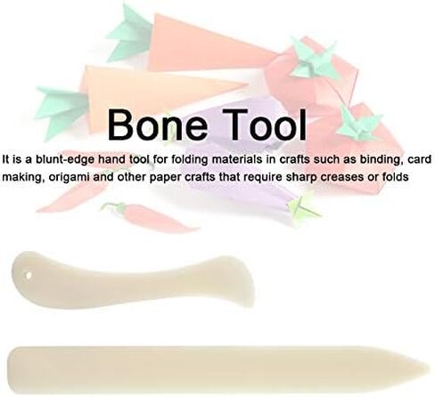 2 pcs Bone Folder, Bone Folder Scoring Folding Creasing Origami Paper Creaser Crafting Tool for DIY Handmade Leather Burnishing, Scrapbooking, Paper Cards Crafts,Bookbinding in Saudi Arabia