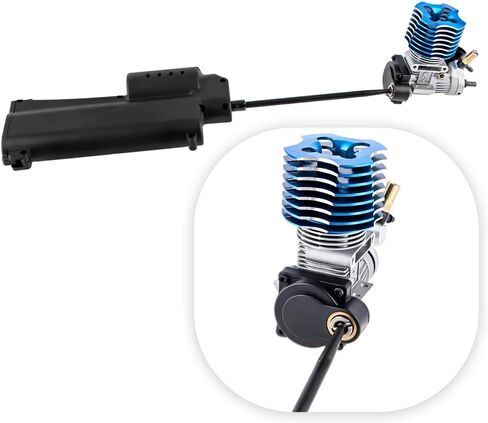 GLOBACT RC Power Starter، جهاز إشعال كهربائي محمول باليد، أدوات محرك نيترو RC لـ 1/8 1/10 HSP Vertex 16 18 21 Cxp Roto Amax Himoto Exceed Buggy Truck RC ترقيات الأجزاء (70111A 11001) in Saudi Arabia