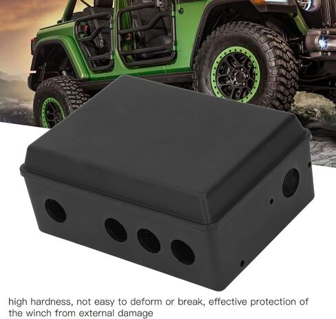 Winch Controller Housing, High Strength ABS Cover Box for 8000-20000LB Winches, Heavy Duty for RVs Trucks SUVs Pickups, Durable Off-Road Essential in Kuwait