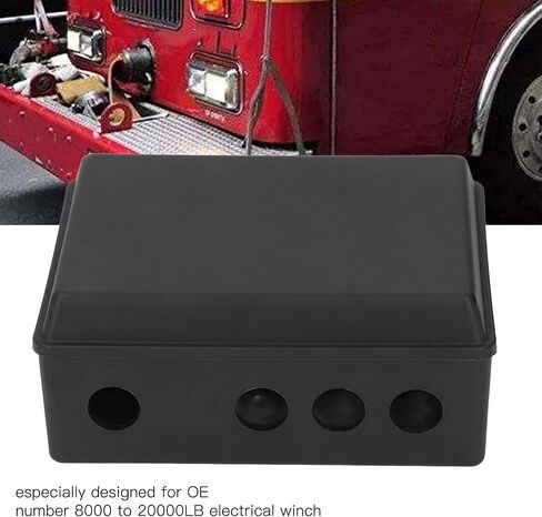 Winch Controller Housing, High Strength ABS Cover Box for 8000-20000LB Winches, Heavy Duty for RVs Trucks SUVs Pickups, Durable Off-Road Essential in Kuwait