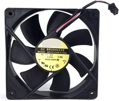 ل AD1212HB-A73GL 12V 0.37A 4.56W 2200RPM 12 سنتيمتر 12025 120x120x25 مللي متر مزدوجة الكرة تحمل مروحة التبريد in Kuwait