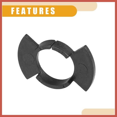 ACROPIX Automotive LED Headlight Bulb Retainer Adapter Holder Socket - Car Headlight Socket - for Honda H1 Plastic Black - 1 Pair Car Parts in Saudi Arabia