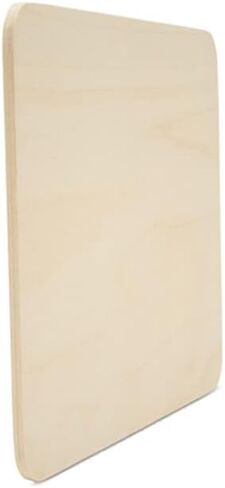 Large Square Plaque 12 x 12-inch, Pack of 1 Blank Wooden Signs with Round Edges, Unfinished Wooden Cutouts to Paint, by Woodpeckers in Saudi Arabia