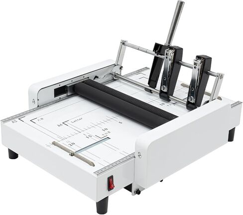 Paper Folding Machine, A3 Booklet Maker, Free Standing Paper Binding Machine with Silicone Folding Rollers for Schools and Offices, 110V 60W in Kuwait