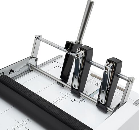Paper Folding Machine, A3 Booklet Maker, Free Standing Paper Binding Machine with Silicone Folding Rollers for Schools and Offices, 110V 60W in Kuwait