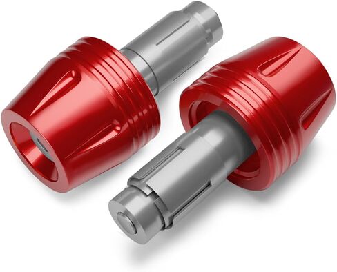 شريط نهاية الدراجة النارية، سدادات نهاية قضيب المقود CNC الألومنيوم 16-22 مم تناسب كاواساكي ياماها هوندا سوزوكي أبريليا دوكاتي والدراجات النارية مع قطر داخلي للمقود 16-22 مم (التيتانيوم) in Kuwait