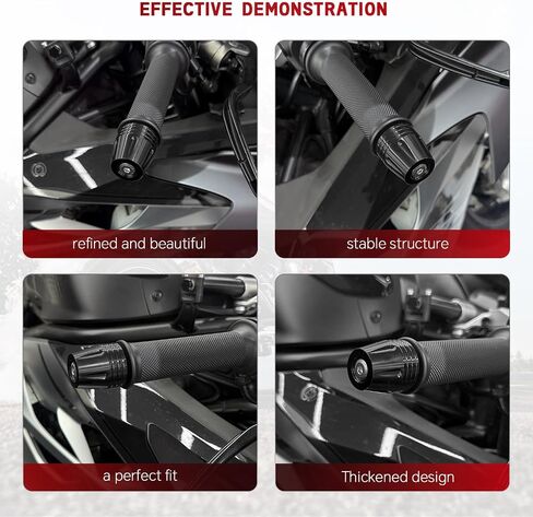 شريط نهاية الدراجة النارية، سدادات نهاية قضيب المقود CNC الألومنيوم 16-22 مم تناسب كاواساكي ياماها هوندا سوزوكي أبريليا دوكاتي والدراجات النارية مع قطر داخلي للمقود 16-22 مم (التيتانيوم) in Kuwait