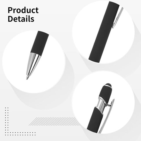 Homaisson 50 Pcs Click Ballpoint Pens, Writing Pens Bulk, Sturdy Plastic Body, Smooth Writing, 10 Colors, Comfortable Grip, Ideal for School, Office, and Daily Use in Saudi Arabia