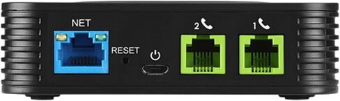 HT802-V2 محول VoIP التناظري 2 حزمة - 2 منافذ FXS لكل منهما، SIP/T.38/TLS/SRTP، إيثرنت سلكي in Saudi Arabia