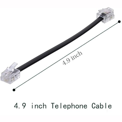 محول محول RJ45 إلى RJ11 لمودم DSL، قم بتوصيل خط الهاتف بمنفذ DSL لجهاز التوجيه - ليس لشبكات كمبيوتر إيثرنت (عبوة من قطعتين) in Kuwait