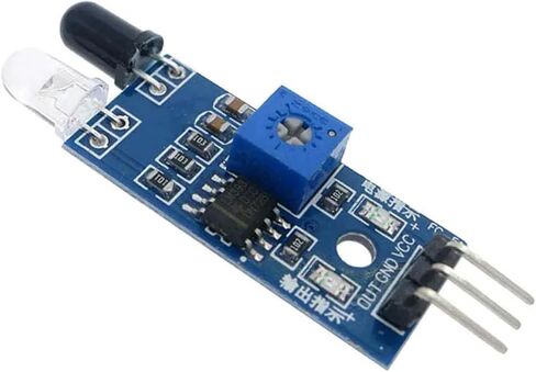 10PCS 3.3-5V IR Infrared Obstacle Avoidance Sensor Module 2-30CM Detection Smart Car Photoelectric Reflection Sensor in Saudi Arabia