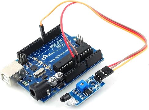 10PCS 3.3-5V IR Infrared Obstacle Avoidance Sensor Module 2-30CM Detection Smart Car Photoelectric Reflection Sensor in Saudi Arabia