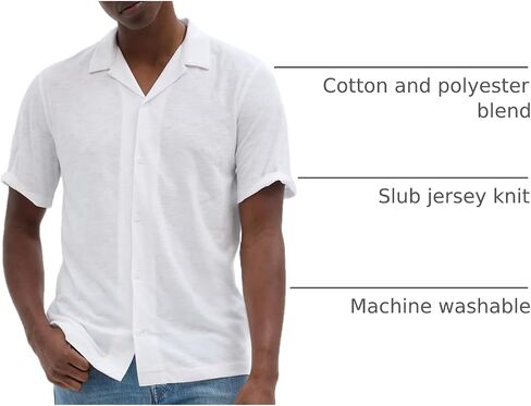 GAP Men's Knit Button Down Shirt in Saudi Arabia