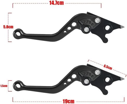 for Z400 2018 2019 2020 2021 2022 Short Clutch Lever Brake Adjustable Handle Levers Motor Accessories Parts Red in Saudi Arabia