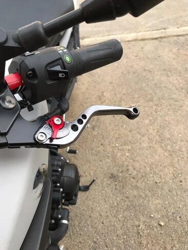 for Z400 2018 2019 2020 2021 2022 Short Clutch Lever Brake Adjustable Handle Levers Motor Accessories Parts Red in Saudi Arabia