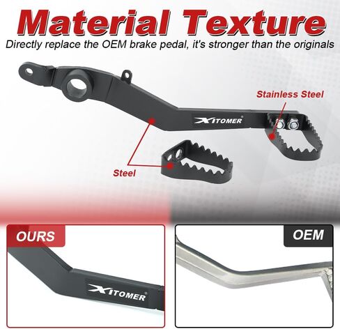 xitomer Folding Gear Lever/Shift Lever Compatible with DL650 V-Strom 650 2012-2025 Dirt Pit Bike Shifter Lever (Shift Pedal) in Saudi Arabia