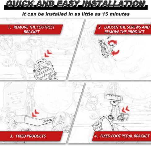 xitomer Folding Gear Lever/Shift Lever Compatible with DL650 V-Strom 650 2012-2025 Dirt Pit Bike Shifter Lever (Shift Pedal) in Saudi Arabia