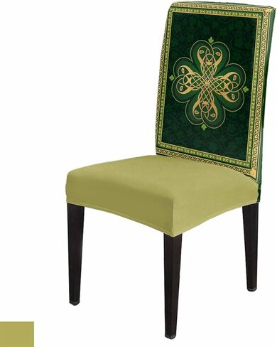 Dining Room Chair Covers Stretch Parsons Chair Slipcovers Set of 4 Abstract Oil Painting Geometric Dark Blue Removable Seat Chair Cover Protector for Kitchen/Hotel/Wedding in Kuwait