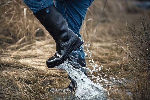 Dunlop Protective Footwear,Durapro Xcp Steel Toe, 100% Waterproof Polyblend PVC Material, Comfortable DURAPRO Energizing Insoles, Lightweight and Durable Protective Footwear, 8408600.10, Size 10 US in Saudi Arabia