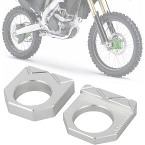 Dirt Bike Rear Axle Block CNC Motorcycle Chain Tensioner Adjuster for KX450F 16-18 KX250F 17-19 KX250 KX450 19-24 KX250X KX450X 22-24 Green in Kuwait