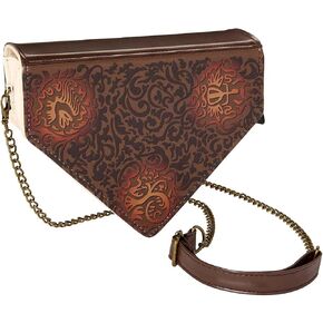 حقيبة إكسسوارات Spirit Halloween Wicked Grimmerie، مرخصة رسميًا، حقيبة Elphaba Witch Spell Book Crossbody، للبالغين من الجنسين، مقاس واحد يناسب معظم المعايير، متعددة الألوان in Saudi Arabia
