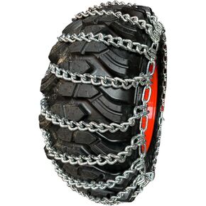 TireChain.com 9.5-28، 360/70R20، 11.2-24، 380/70R20، 15-19.5، 340/80R18، 355/80R20 مجموعة من سلاسل إطارات الجرارات مكونة من 2 in Kuwait