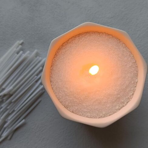 Pearled Candle Cotton Wicks 400-Pack for Sand Candles Making - 2Inch Metal-Free and Lead-Free Refill Sand Wax Wick for Candle Making DIY (White) in Saudi Arabia